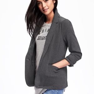 Grey fitted blazer in size Large